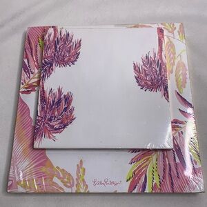 Lilly Pulitzer notepad set tropical office stationary colorful